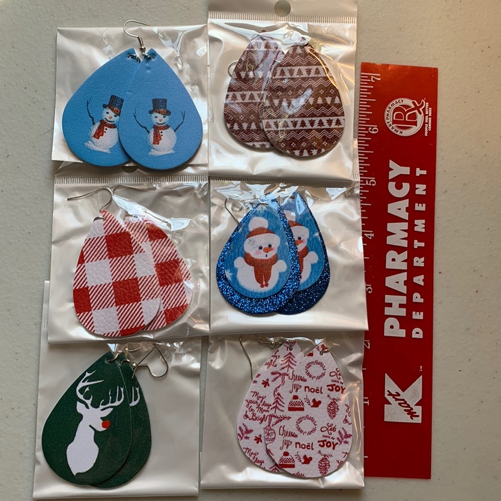 Christmas earrings